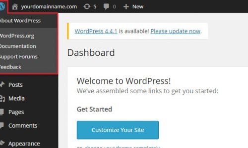 WordPress Admin Bar