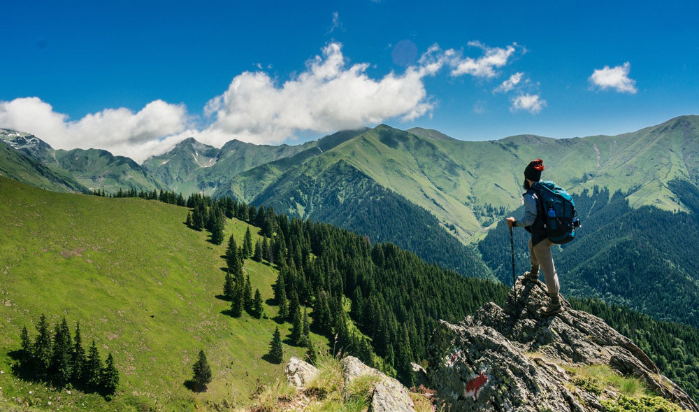 Man standing on a rock