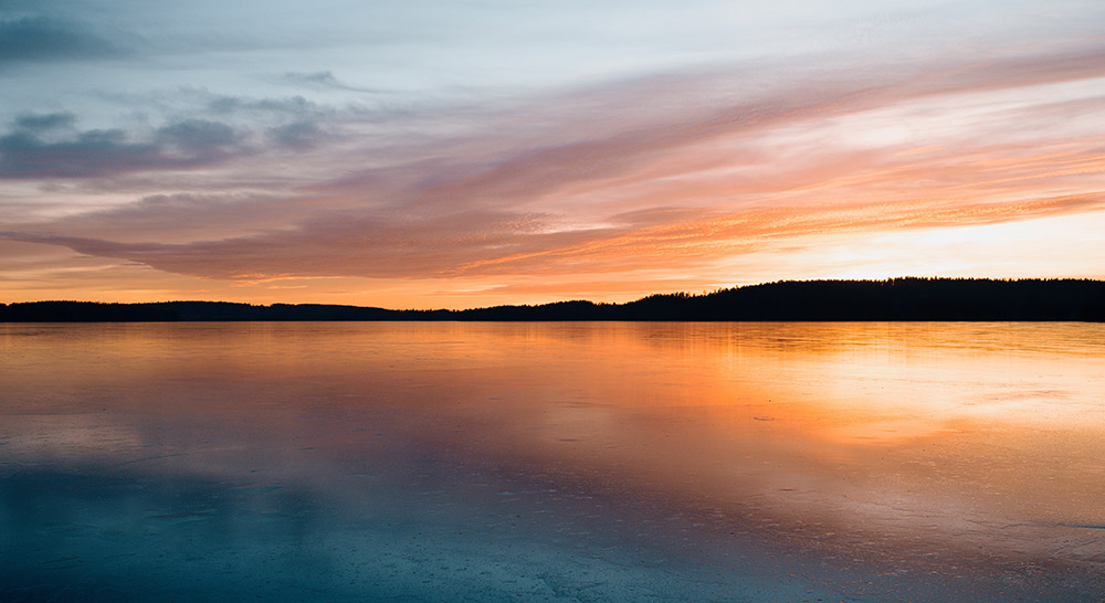 Clouds on Lake